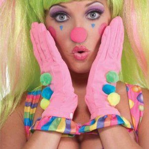 Circus Sweetie Ruffled Gloves